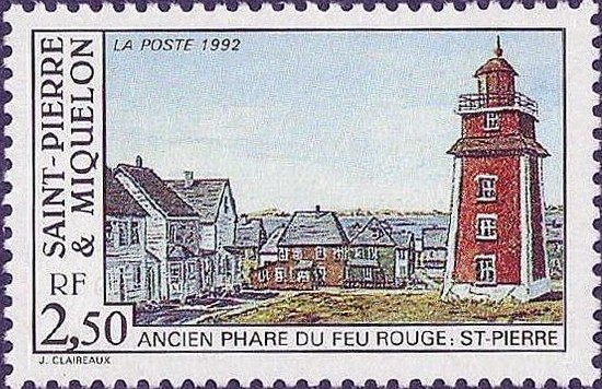L`Ile de Saint - Pierre / Feu Rouge (Leading Light Rear)
Keywords: Stamp