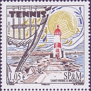 Saint - Pierre / Feu de la Pointe aux Canons
Keywords: Stamp