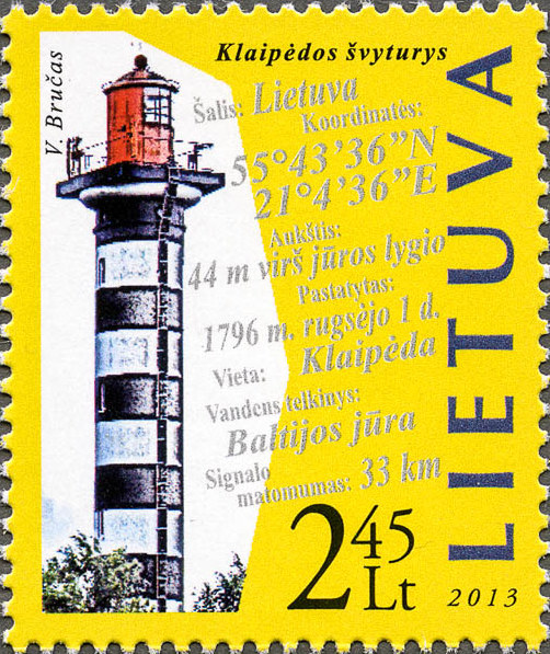 Klaipeda Range Rear Lighthouse
Keywords: Stamp