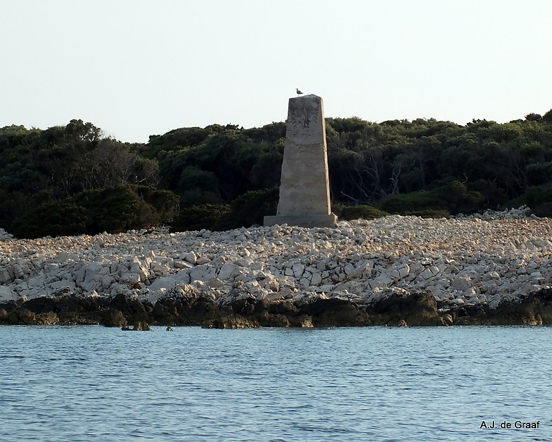 Croatia / Cres / Rt (cape) Sv Damjan Daymark
Rt Damjan is the S.E. cape of Cres
Keywords: Croatia;Adriatic sea;Cres