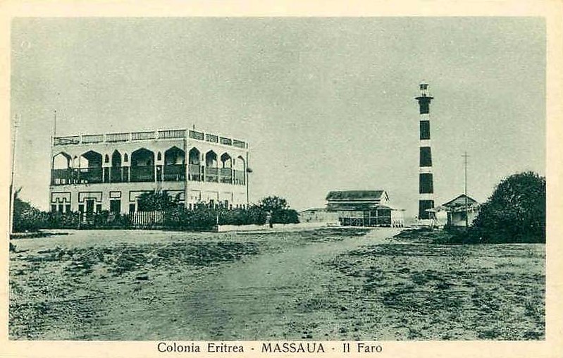 Massaua (Massawa) / Ra`s Madur Lighthouse (2)
AKA Ras Mudur
Eritrea under Italian rule.
Keywords: Massaua;Eritrea;Red sea;Historic