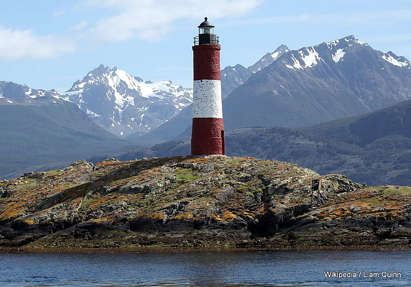 Tierra del Fuego / Beagle Channel / approach Ushuaia / Faro les Éclaireurs 
Keywords: Argentina;Beagle channel;Ushuaia