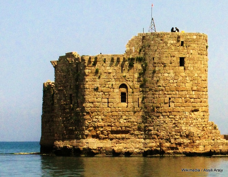 Saida / Sidon Sea Castle Light (on the tower)
Keywords: Saida;Lebanon;Mediterranean sea