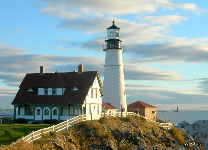 Maine / Portland / Portland Head Lighthouse & Ram Island Ledge Lighthouse (distant right)
Keywords: Maine;Portland;Atlantic ocean