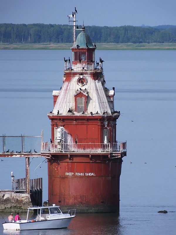 New Jersey / Miah Maull Shoal lighthouse
AKA Ship John Shoal lighthouse
Keywords: New Jersey;Delaware Bay;United States;Offshore