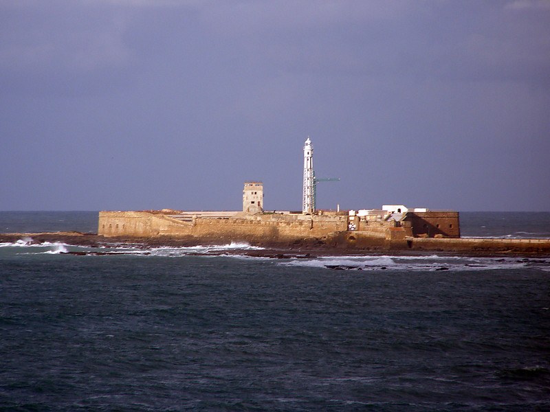 Faro de Cadiz, Atlantic ocean
AKA  Faro Castillo de San Sebasti?n
Keywords: Spain;Atlantic ocean;Andalusia;Cadiz