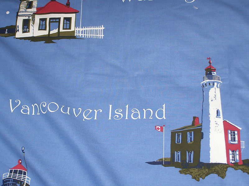 Vancouver Island on our duvet cover
Keywords: Artwork