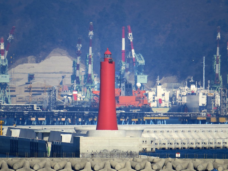 Onsan / Hang Detached Breakwater South Head lighthouse
Keywords: South Korea;Onsan;Sea of Japan