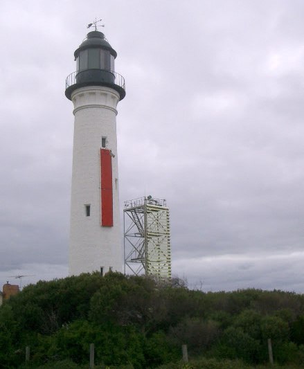 Queenscliff Low lighthouse and Murray Tower light
picture from 2005
Keywords: Queenscliff;Australia;Victoria;Bass Strait