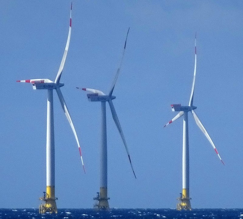 Kriegers Flak Offshore Wind Farm ENBW Baltic 2 / B2 P2 turbine light
Keywords: Germany;Baltic Sea;Offshore