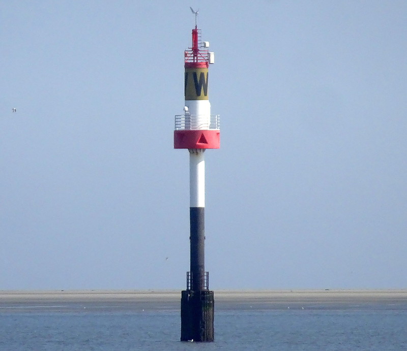 Navigationsbake 'W' Beacon
Keywords: Germany;Niedersachsen;Elbe;Offshore