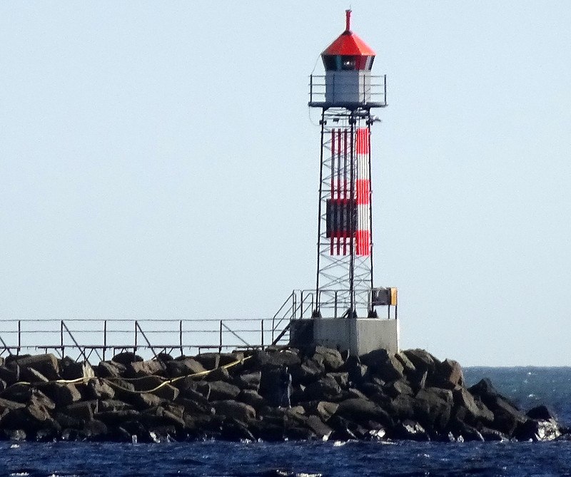 Halmstad Hamn / Breakwater Head lighthouse
Keywords: Kattegat;Halmstadt;Sweden
