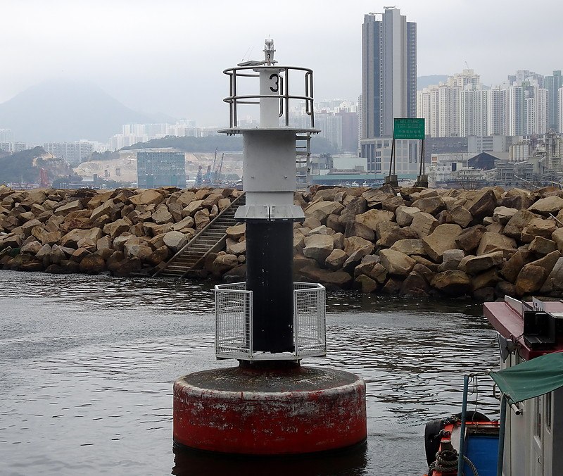 Hong Kong Harbour /	Shau Kei Wan Typhoon Shelter Dolphin E Light
Keywords: China;Hong Kong;South China Sea;Offshore