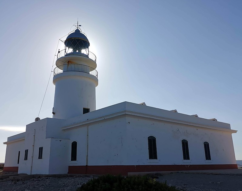 Cabo Cavallería lighthouse 
Keywords: Spain;Menorca;Balearic Islands;Mediterranean sea