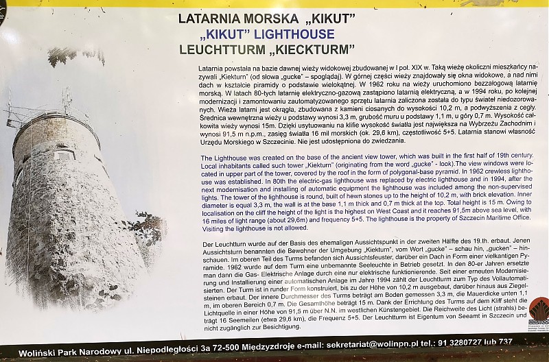 Kikut lighthouse / Information board
Keywords: Poland;Baltic Sea;Plate