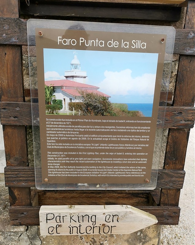 Punta de la Silla Lighthouse / Entrance door
AKA Faro San Vincente de la Barquera
Keywords: Spain;Cantabria;Bay of Biscay;Plate