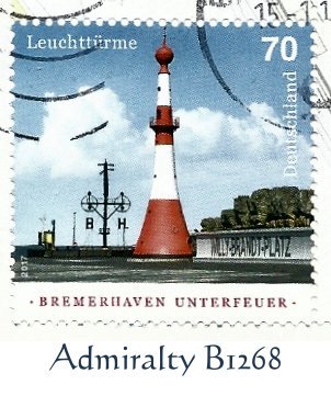 Germany / Bremerhaven front light
Keywords: Stamp