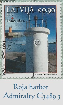 Latvia / Roja harbor, NW Mole Head light
Keywords: Roja;Latvia;Stamp