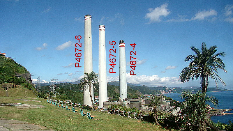 Sheiho Power Plant chimney light
Admiralty P4672.4, Admiralty P4672.5 and Admiralty P4672.6
Keywords: Taiwan;East China Sea;Keelung
