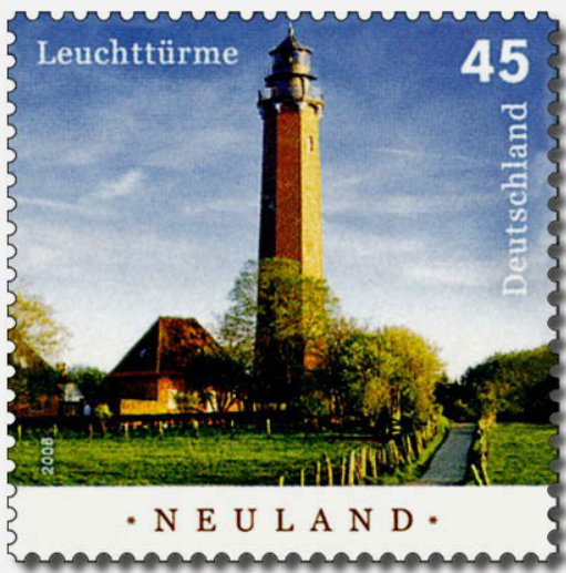 Baltic sea / Neuland Lighthouse on german post stamp
Germany: 45 Eurocent stamp issued 10.08.2006
Keywords: Baltic sea;Germany;Neuland;Stamp