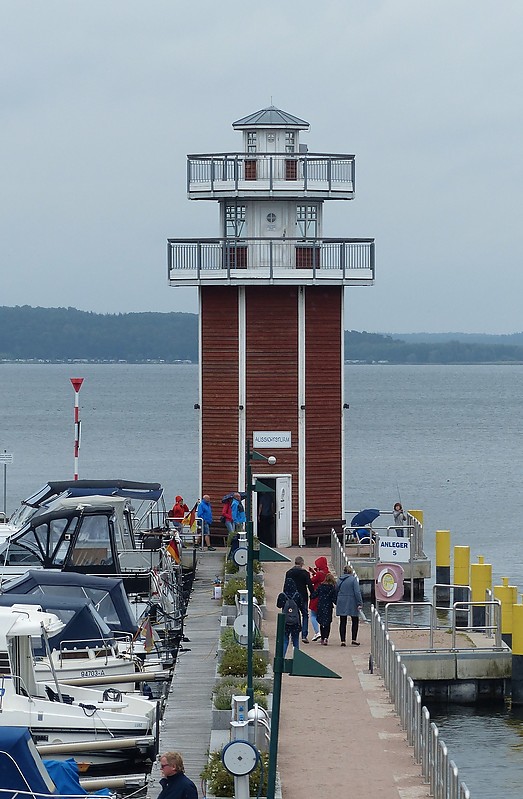 Plau lighthouse
Author of the photo: K. Ganzmann 
Keywords: Germany;Mecklenburg;Lake Plau