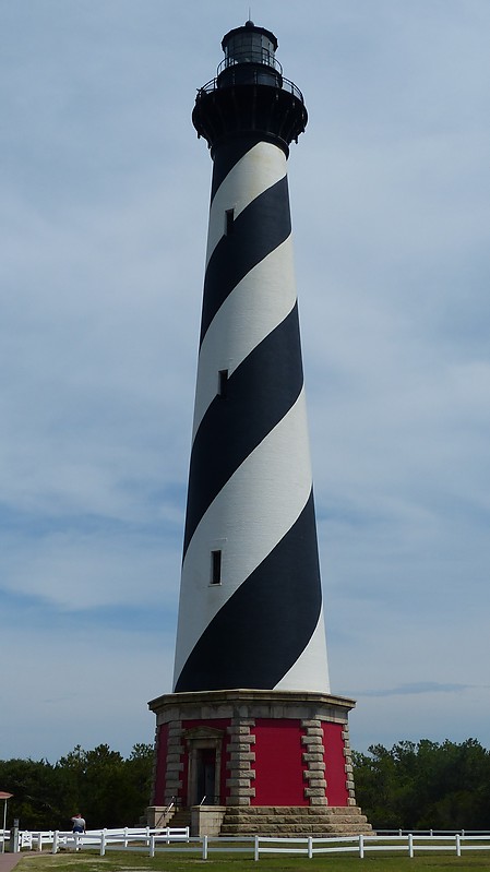 North Carolina / Cape Hatteras lighthouse
Author of the photo: K. Ganzmann 
Keywords: Atlantic ocean;United States;North Carolina;Dare County;Hatteras Island;Buxton