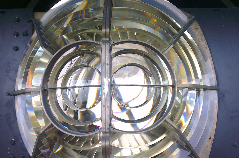 Start Point lighthouse - lamp
Rotating Fresnel Lens, Solar Powered, White/Black Striped Tower, Owned and Maintained by the Northern Lighthouse Board
Keywords: Orkney islands;Scotland;United Kingdom;North sea;Lamp