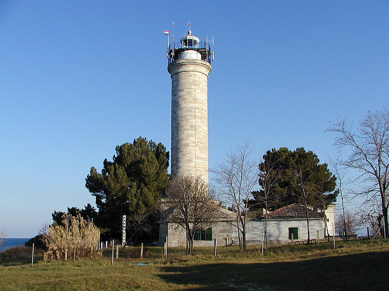 Savudrija Lighthouse
This year celebrate 200 years in  function. ARLHS-134
Keywords: Gulf of Venice;Croatia;Adriatic sea