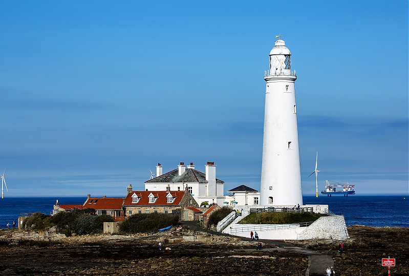 Whitley Bay / Saint Marys Lighthouse 
Keywords: Tyne;Whitley Bay;North sea;England;United Kingdom